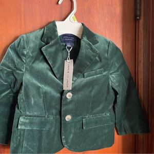 NWT Janie & Jack Boys Velvet Blazer